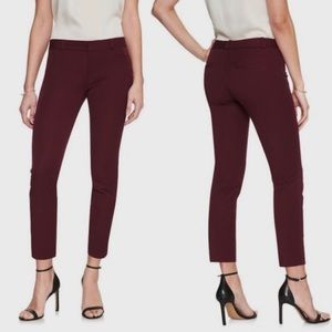 Banana Republic Sloan Crop Pant Cherry Red 12P